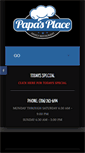 Mobile Screenshot of papasplacedawsonville.com