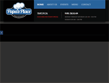 Tablet Screenshot of papasplacedawsonville.com